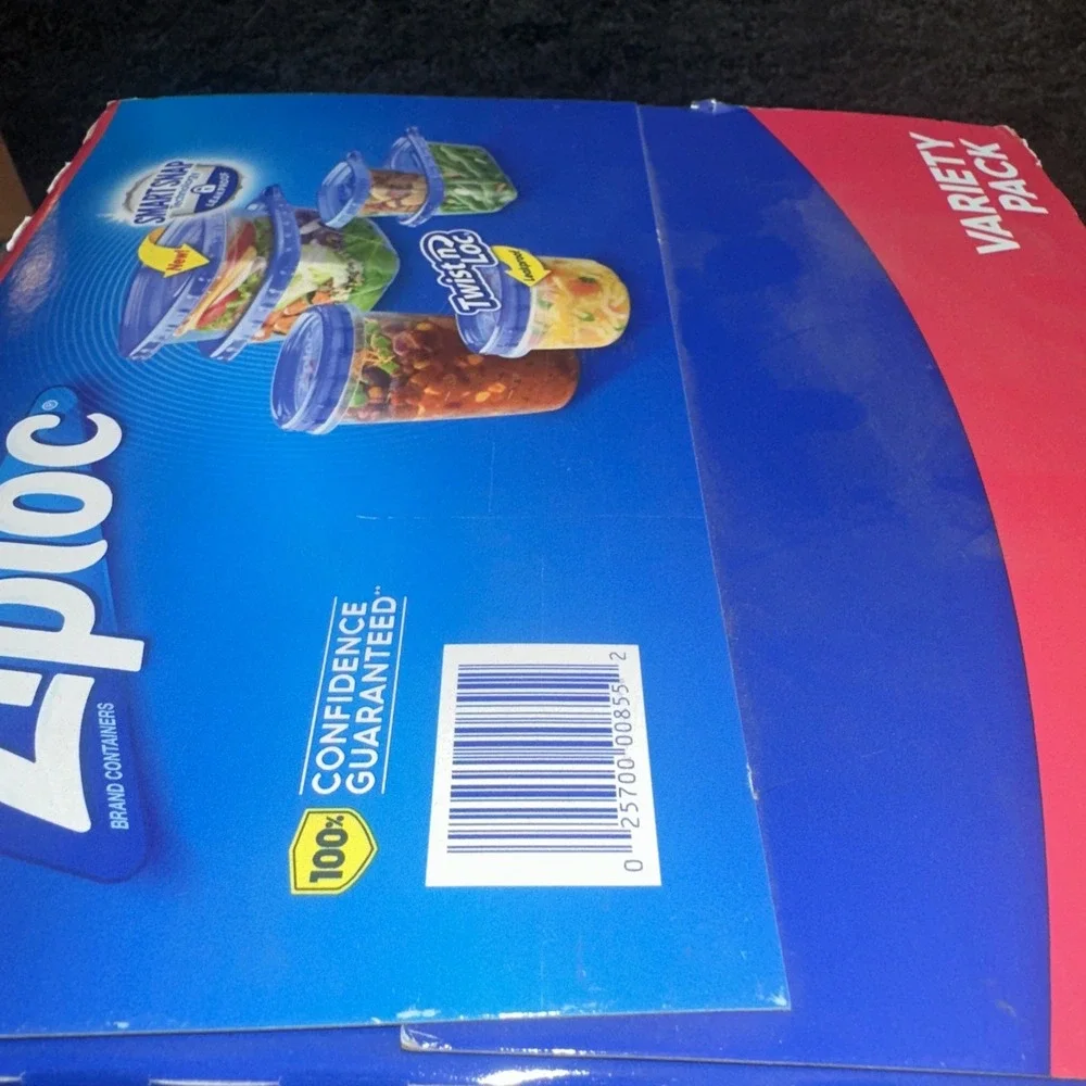 52 Piece Set Ziploc Variety Containers  Small & Medium Twist N Loc Circle Rectan